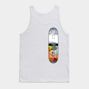 Distressed Skateboard - NC - Vega Tank Top